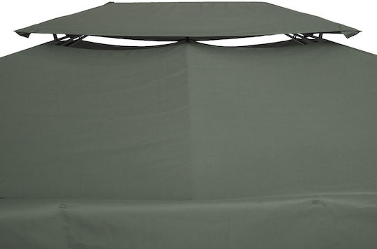 Outsunny Κάλυμμα για Κιόσκι Γκρι 3x4m