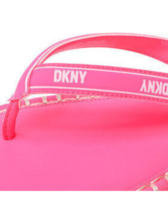 DKNY Tabatha Flip Flops Fuchsia