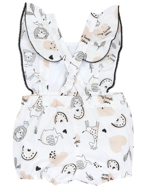 Chicco Baby-Strampler Ecru