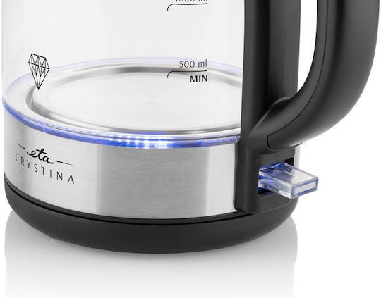 ETA Fierbător 1.7lt 2200W Argintiu