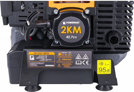 Powermat Generator Inversor Benzină (în patru timpi) Doi timpi cu Autostart și Putere Maximă 1.2kVA