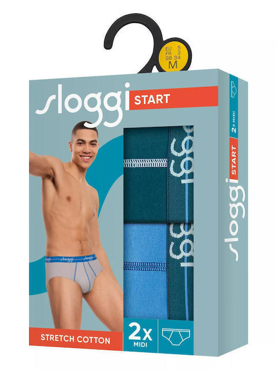Men's Slips Blue 2Pack