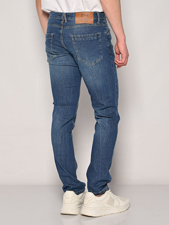 Herren Jeanshosen Elastisch Regular Fit Blau