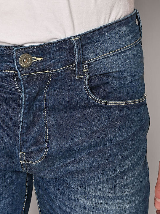Herren Jeanshosen Elastische Schlank Fit Blaue