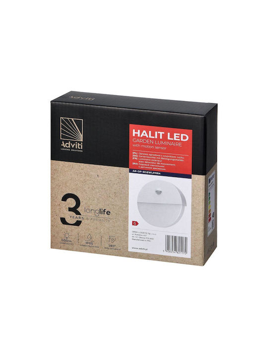 Adviti Στεγανό Επιτοίχιο Εξωτερικό Φωτιστικό LED 10W 4000K Adviti Στεγανό Επιτοίχιο Εξωτερικό Φωτιστικό LED 10W 4000K