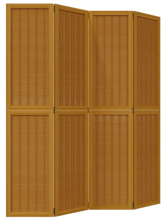 vidaXL Διακοσμητικό Παραβάν Ξύλινο με 4 Φύλλα 140x180cm