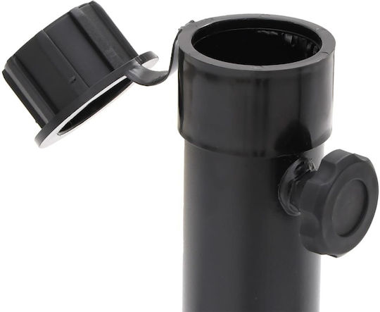 vidaXL Klappbar Schirmständer aus Metall Black 38x38x41cm