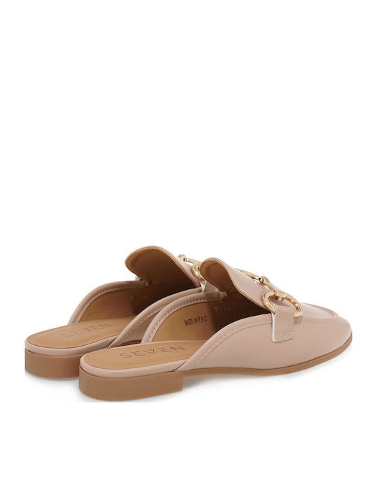 Flat Mules σε Ροζ Χρώμα
