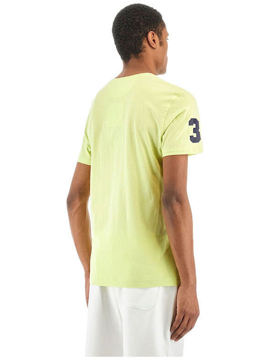 La Martina Men's Short Sleeve T-shirt Lime