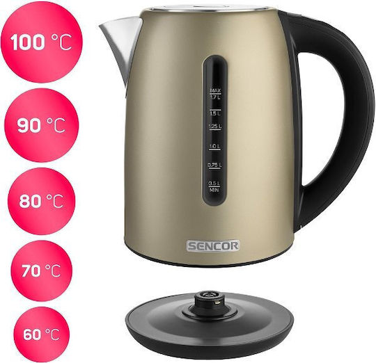 Sencor Βραστήρας 1.7lt 2150W Καφέ