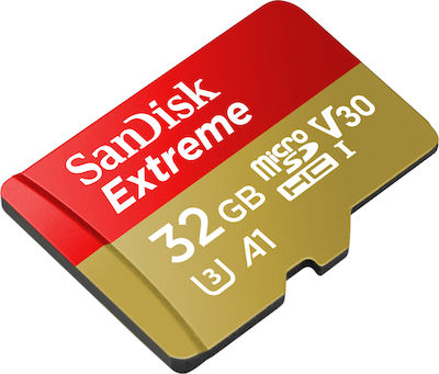 Sandisk Extreme microSDHC 32ГБ Клас 10 U3 V30 A1 UHS-I