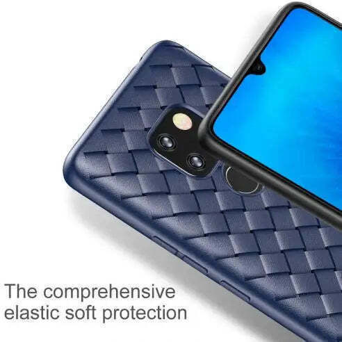 Baseus Bv Weaving Back Cover Silicone Blue (Huawei Mate 20)