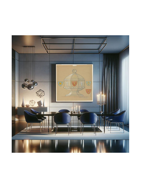 Design Elevation A Tablou Metalic 120x120cm
