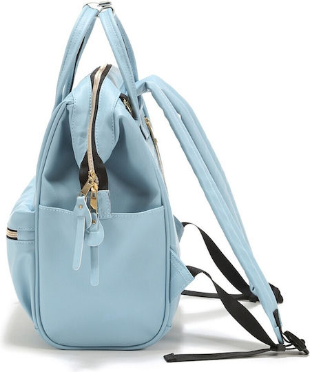 La Millou Wickeltasche Rucksack Hellblaue 35cm