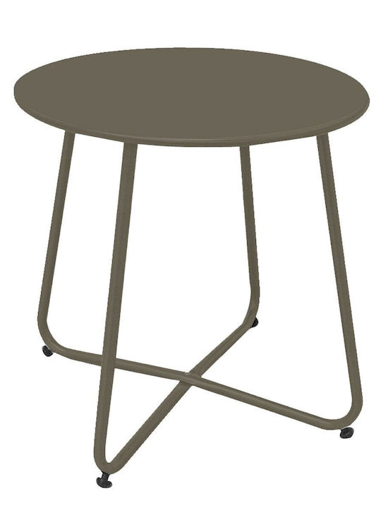 Luna Auxiliary Outdoor Metal Table 45x45x45cm