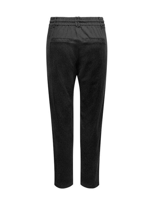 Only Women's Chino Trousers with Elastic Black