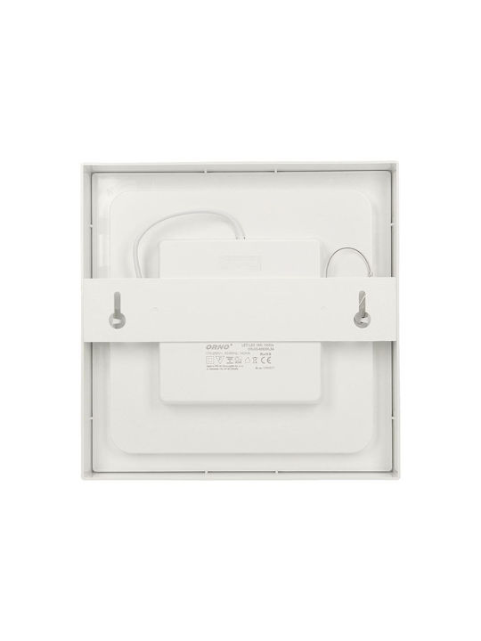 Adviti Pătrat Panou LED Putere 18W cu Alb Natural Lumini