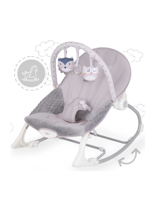 Ricokids Manual Relax pentru Bebeluși Gri pentru Copil până la 9kg
