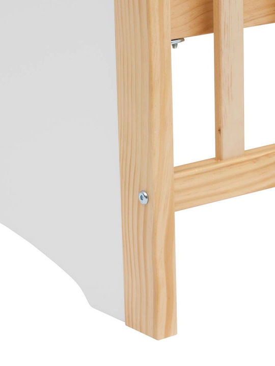 Babybett Braun für Matratze 60x120cm
