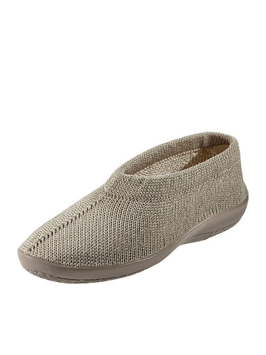 Ανατομικά Γυναικεία Slip-On Μπεζ