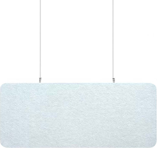 Audiodesigner Ecobaffle Rectangle Ηχοαπορροφητικό Πάνελ (4τμχ) 60cm x 120cm x 40mm σε Γκρι Χρώμα