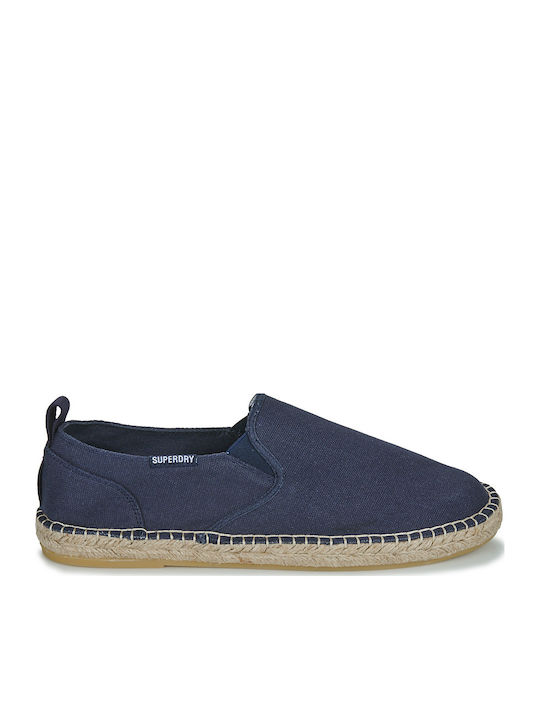 Fabric Men's Espadrilles in Blue Color