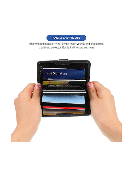 Men's Wallet with RFID Silver