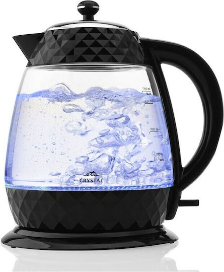 ETA Crystal 3154 90000 Βραστήρας 1.7lt 2200W Μαύρος