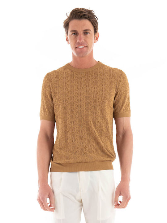 Paul Miranda Men's Sweater Dark Beige