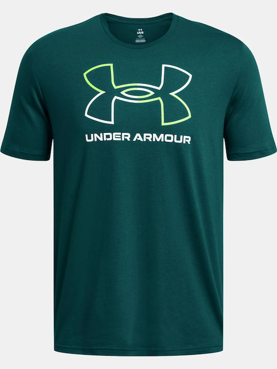 Ua Gl Foundation Update T-shirt Hydro Teal