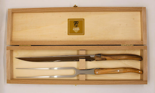 Claude Dozorme Laguiole Olive Wood Σετ