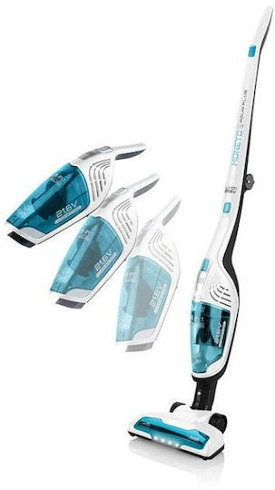 ETA Moneto II Aqua Plus 6453 90000 Επαναφορτιζόμενη Σκούπα 2 σε 1 Stick & Χειρός 21.6V Τιρκουάζ