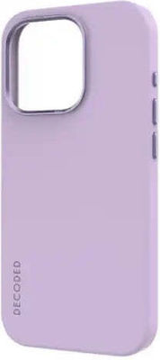 Decoded Back Cover Silicone Purple (iPhone 15 Pro)