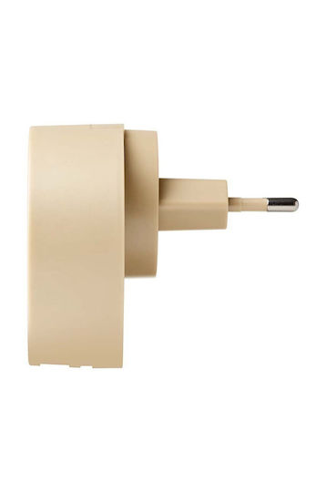 Lexon Φορτιστής Χωρίς Καλώδιο με Θύρα USB-A και Θύρα USB-C 30W Power Delivery Χρυσός (LL152)