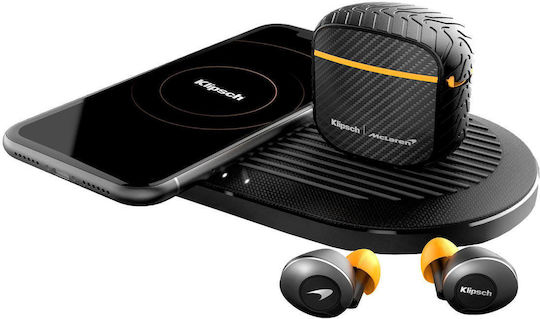 Klipsch T5 II In-ear Bluetooth Handsfree Earphones with Sweat Resistance and Charging Case McLaren Edition