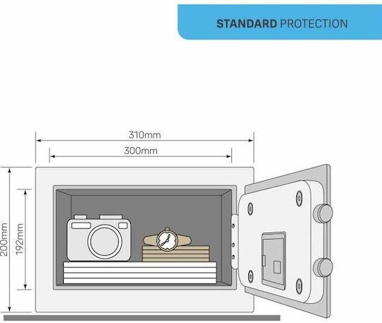 Yale Safe with Digital Lock L20xW31xH20cm S71000129