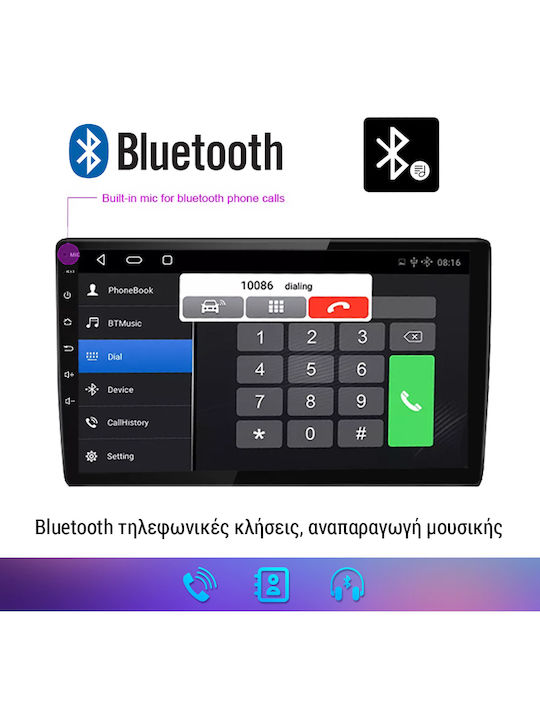 Kirosiwa Sistem Audio Auto pentru Opel Corsa / Astra / Vectra / Zafira / Antara 2004-2011 (Bluetooth/USB/WiFi/GPS/Apple-Carplay/Android-Auto) cu Ecran Tactil 9"