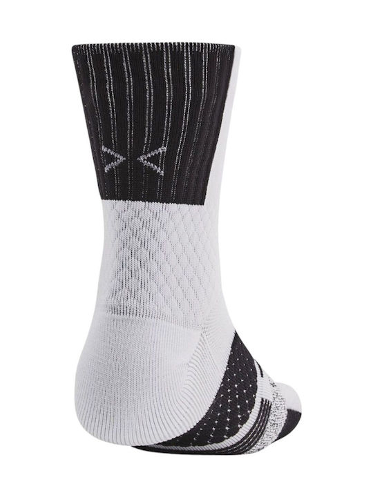 Under Armour Ad Playmaker Αθλητικές Κάλτσες Γκρι 1 Ζεύγος