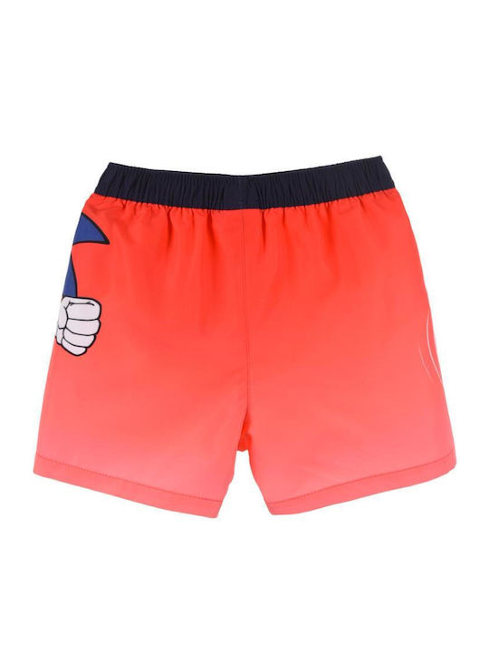 Superheroes Kids Swimwear Swim Shorts Red