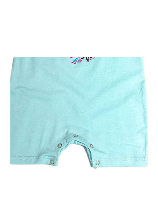 Dreams by Joyce Sleepy Unicorn Baby-Strampler Hellblau