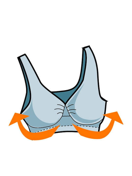 Femei Sutien sport Alb