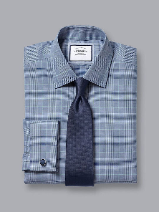 Charles Tyrwhitt Γραβάτα Μεταξωτή Charles Tyrwhitt Σκουρο Μπλε