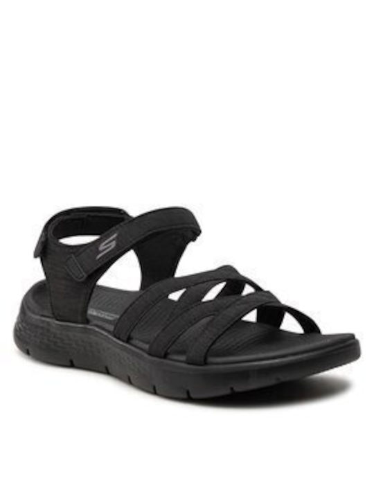 Damen Flache Sandalen in Schwarz Farbe