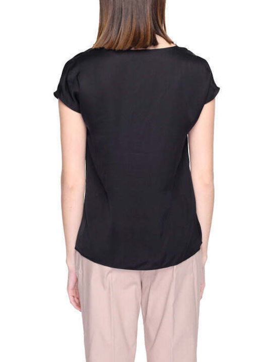 Martini Damen Sommer Bluse Schwarz