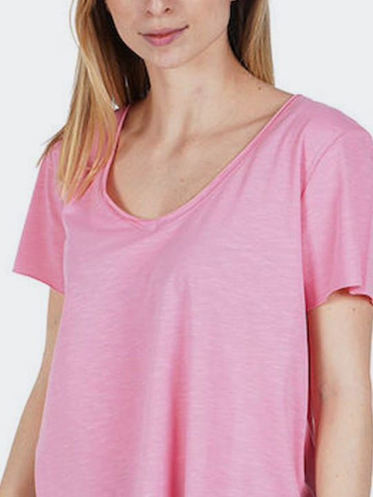 Damen Sport T-shirt Rosa
