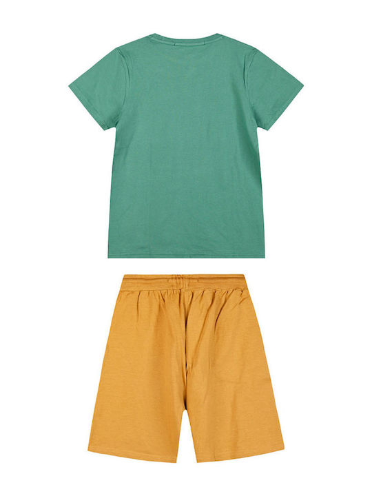 Energiers Kinder Set mit Shorts Sommer 2Stück Braun