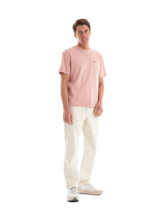 Carpenter Stay Ανδρικό Παντελόνι Τζιν με Loose Εφαρμογή Light Beige