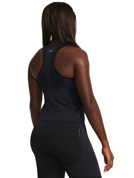 Under Armour Rush Seamless Women's Athletic T-shirt Black