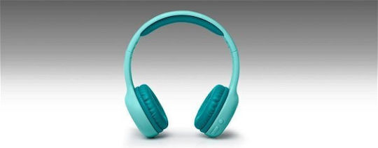 Muse M-215 Kabellos / Kabelgebunden Kinder Am Ohr Kopfhörer mit Radio mit 13 Stunden Betriebszeit und Quick Charge Blau
