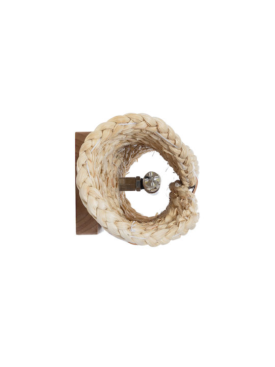 GloboStar Guava Vintage Wall Lamp with G9 Socket Beige 13x30x30cm